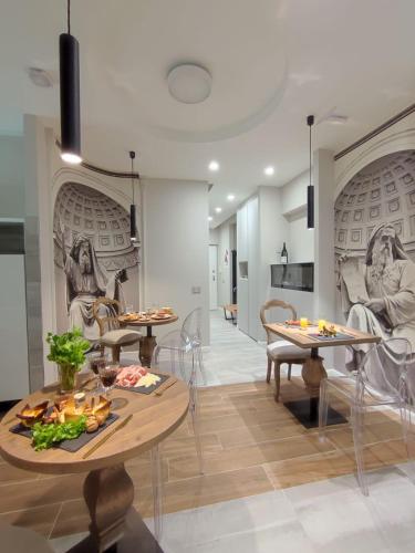Kuchyň nebo kuchyňský kout v ubytování il sogno di afrodite luxury b and b