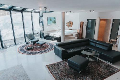 Et sittehjørne på Haus in den Bergen