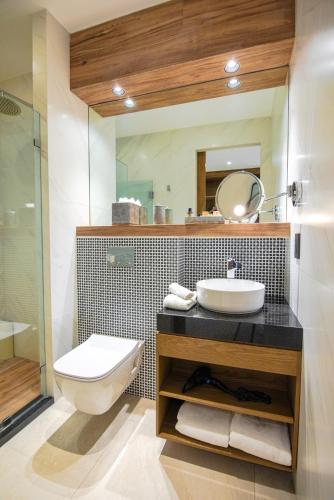 Becquer Hotel Guadalajaraにあるバスルーム
