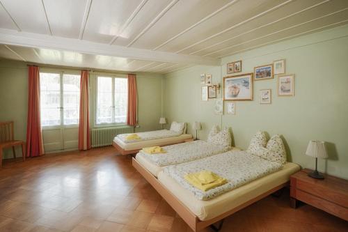 Ruang duduk di CityChalet historic
