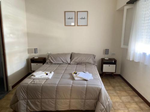 Posteľ alebo postele v izbe v ubytovaní Las palmeras Hotel