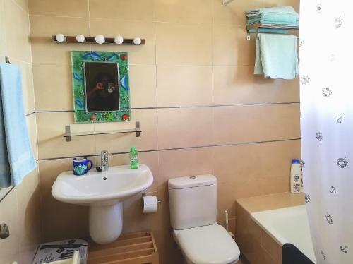 A bathroom at Casa Vista