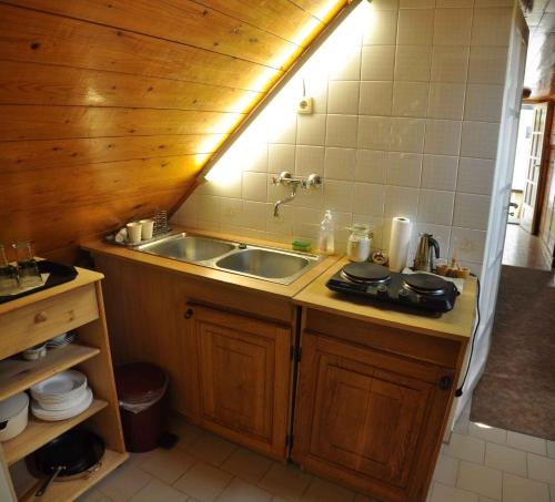 Kuchyňa alebo kuchynka v ubytovaní Apartments in Siofok - Balaton 41943