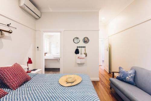 Ένα ή περισσότερα κρεβάτια σε δωμάτιο στο Barbara's Guesthouse