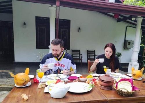 Comida en la casa de huéspedes o alrededores