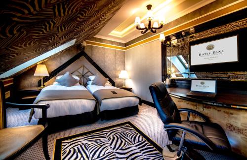 Letto o letti in una camera di Hotel Dana Business & Conference