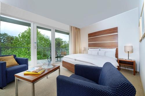 Katil atau katil-katil dalam bilik di THE GRAND Ahrenshoop