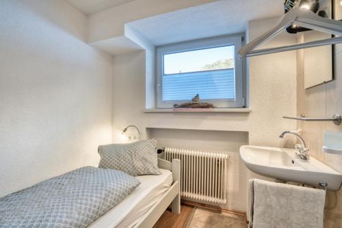 Et badeværelse på Haus Heimat & Appartement