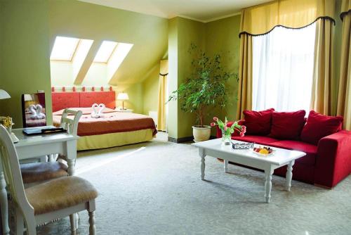Postel nebo postele na pokoji v ubytování Hotel Metsis