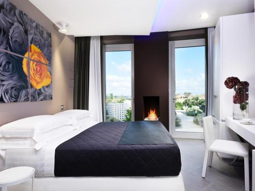 Posteľ alebo postele v izbe v ubytovaní Sole in me Resort by Altoborgo