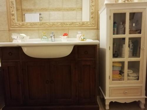 Ett badrum på Villa Maneti
