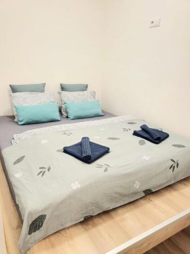 Katil atau katil-katil dalam bilik di Veľký apartmán 3