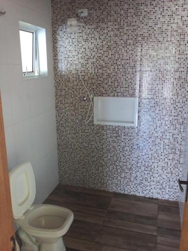 Koupelna v ubytování Chacara JP