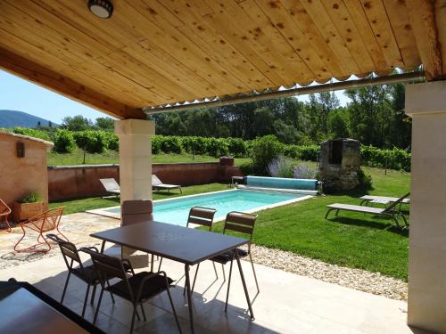 Piscina a le bastidon o a prop
