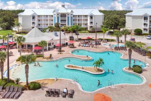 an aerial view of a pool at a resort at Summer Bay Orlando MOD Collection by Sonesta in Orlando