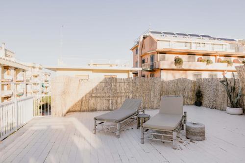 Balkón nebo terasa v ubytování Sole Suites