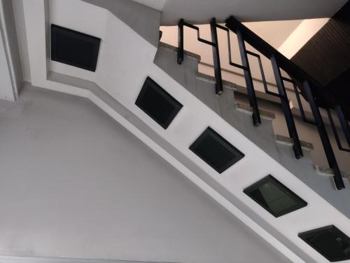 a view from the second floor of the building at Hotel Alajuela Costa Rica Airport in Alajuela City