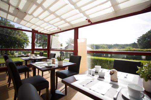 Balkoni atau teres di Romantik Hotel Schloss Ranzow