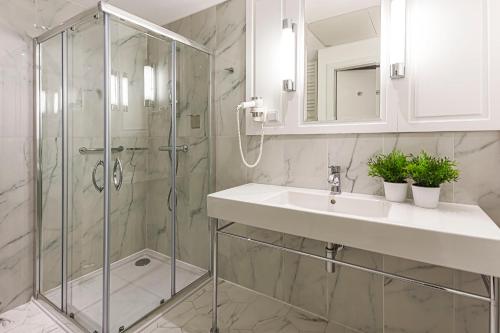 Kúpeľňa v ubytovaní VacationClub – Baltic Park Fort Apartament F.210