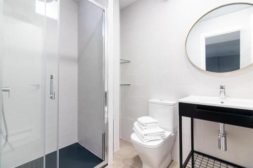 Kúpeľňa v ubytovaní Malaga Center Flat Mariblanca 12 Sun & Terrace Boutique