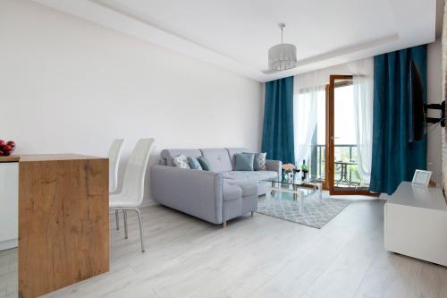 Khu vực ghế ngồi tại Elite Apartments Sunny