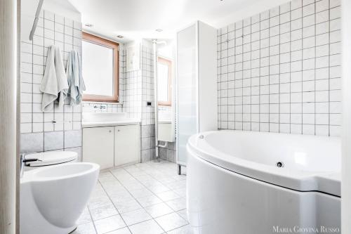 Bilik mandi di Casa in Centro Foggia