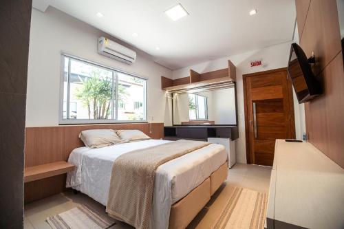 Postel nebo postele na pokoji v ubytování Spazio del Sole Jurere