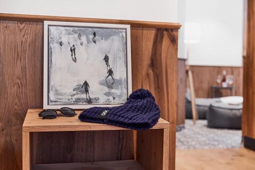 Koupelna v ubytování Berghaus Schröcken - Hotel Apartments Spa