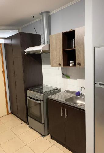 Dapur atau dapur kecil di Plaza Oz - Av Alemania