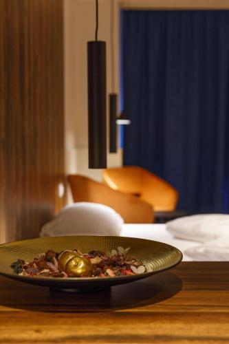 Letto o letti in una camera di Grand Hotel Riva