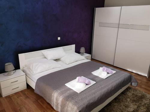 Postel nebo postele na pokoji v ubytování Apartment Istuk