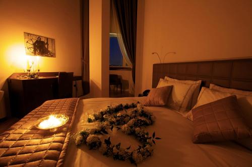 Cama o camas de una habitación en Ekk Hotel