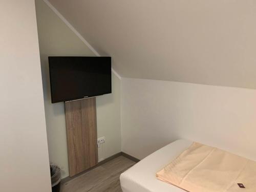 TV a/nebo společenská místnost v ubytování Hotel Schmidt's Hoern