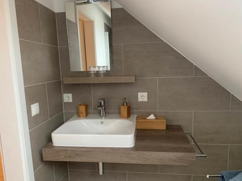 Koupelna v ubytování Hotel Schmidt's Hoern