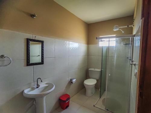 Ванна кімната в Casa Morada da Praia 2