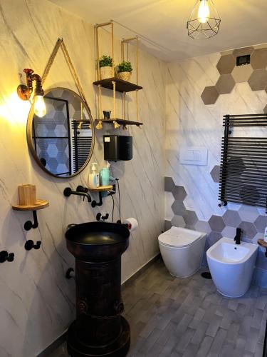 Ett badrum på Eco Home