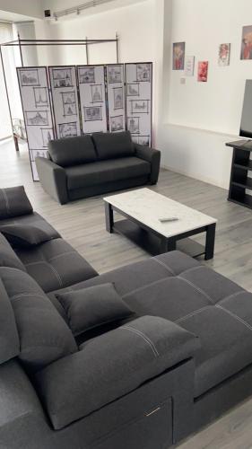 Khu vực ghế ngồi tại Hermoso Loft en pleno centro de Neuquen