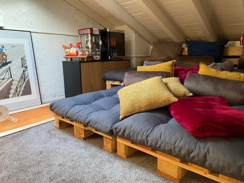 Posezení v ubytování Verbier One Chalet