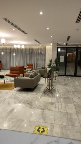 Posezení v ubytování فندق ايون -الندى Ion Hotel