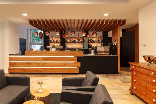 Lounge nebo bar v ubytování Hotel Kübler