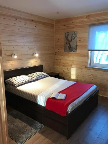 Cama o camas de una habitación en Volzhskaya Usadba