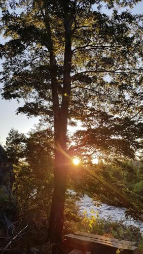 Paesaggio naturale nelle vicinanze della villa