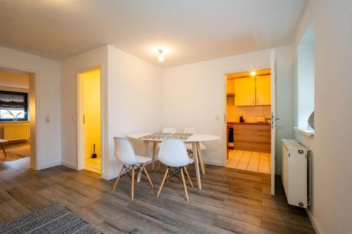 Dapur atau dapur kecil di Bördeapartment 3