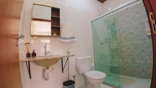 A bathroom at Casa Laranja Lençóis - BA