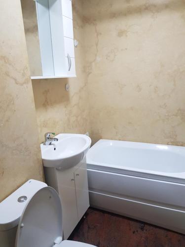 Ένα μπάνιο στο Apartament Gomoiu Monza Arena Nationala