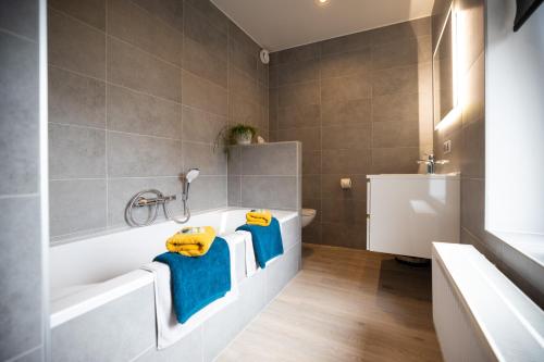 Koupelna v ubytování B&B Gaudium XII