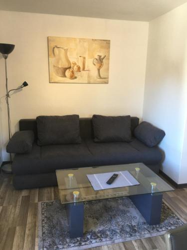 A seating area at Apartment Franzi
