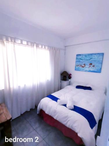 Katil atau katil-katil dalam bilik di Breezy Seaview- On the Beach