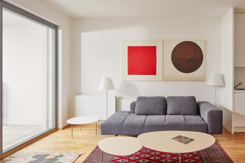 Χώρος καθιστικού στο Prague Days - Designer Condo - Trendy Neighborhood
