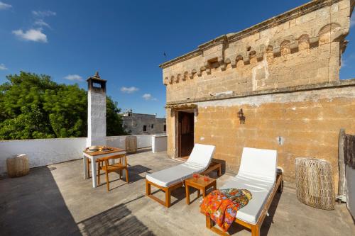 Balkoni atau teres di Masseria Zanzara